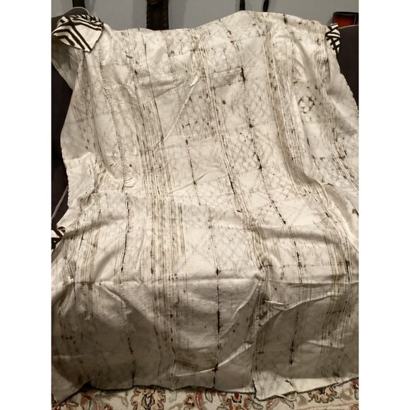 Mud Cloth Textile Authentic Naturally Hand Crafted From Mali 53X74 Inch Vintage - Picture 2 of 2